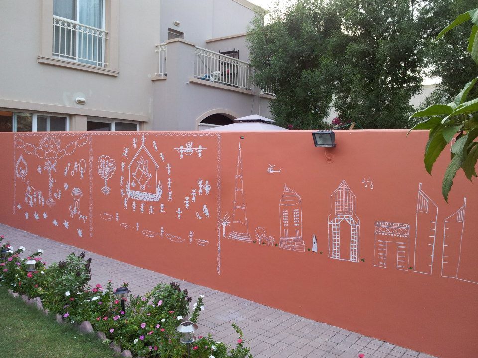 Warli Painting on Wall