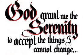 Grant me the serenity