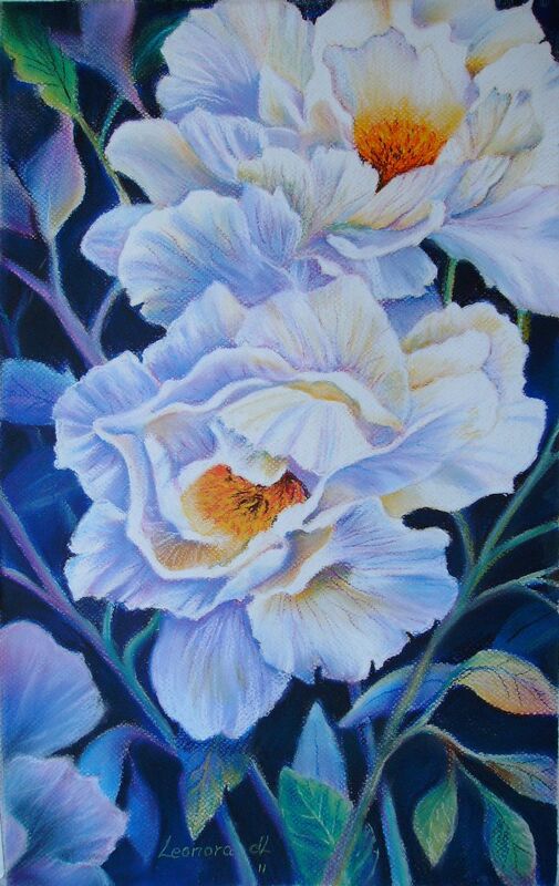 White Peonies 1
