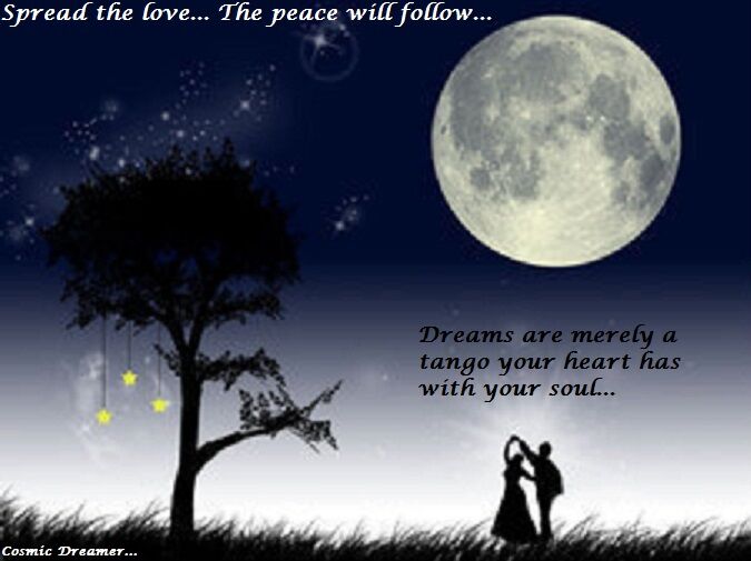 A moonlight embrace... A moonlight embrace...