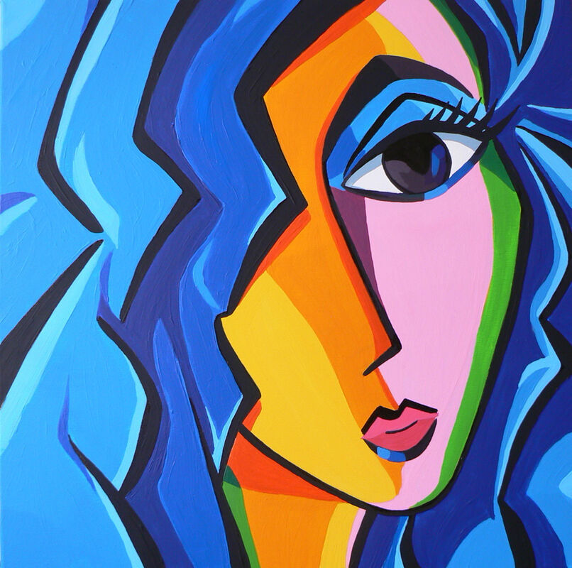 Art Girl Blue