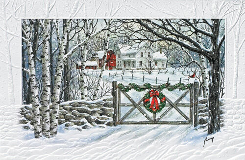 A Snow Covered Farm A Snow Covered Farm