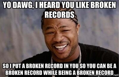 Broken Record ! x