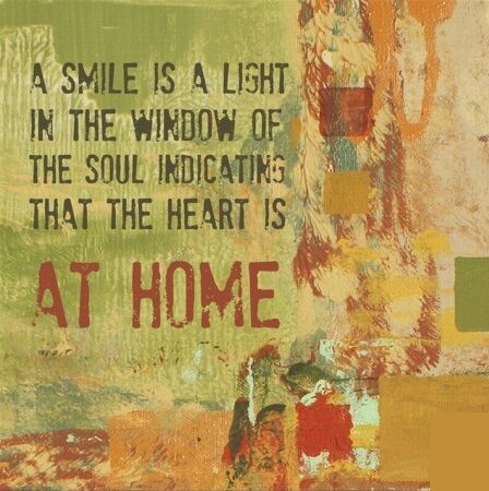 A smile... A smile...