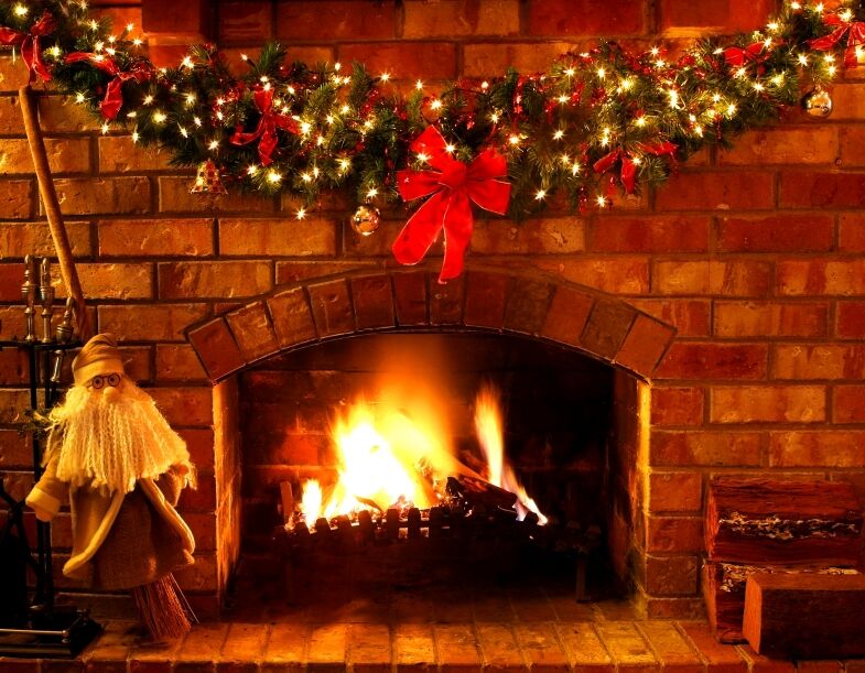 Curled Up By The Fireplace Curled Up By The Fireplace
