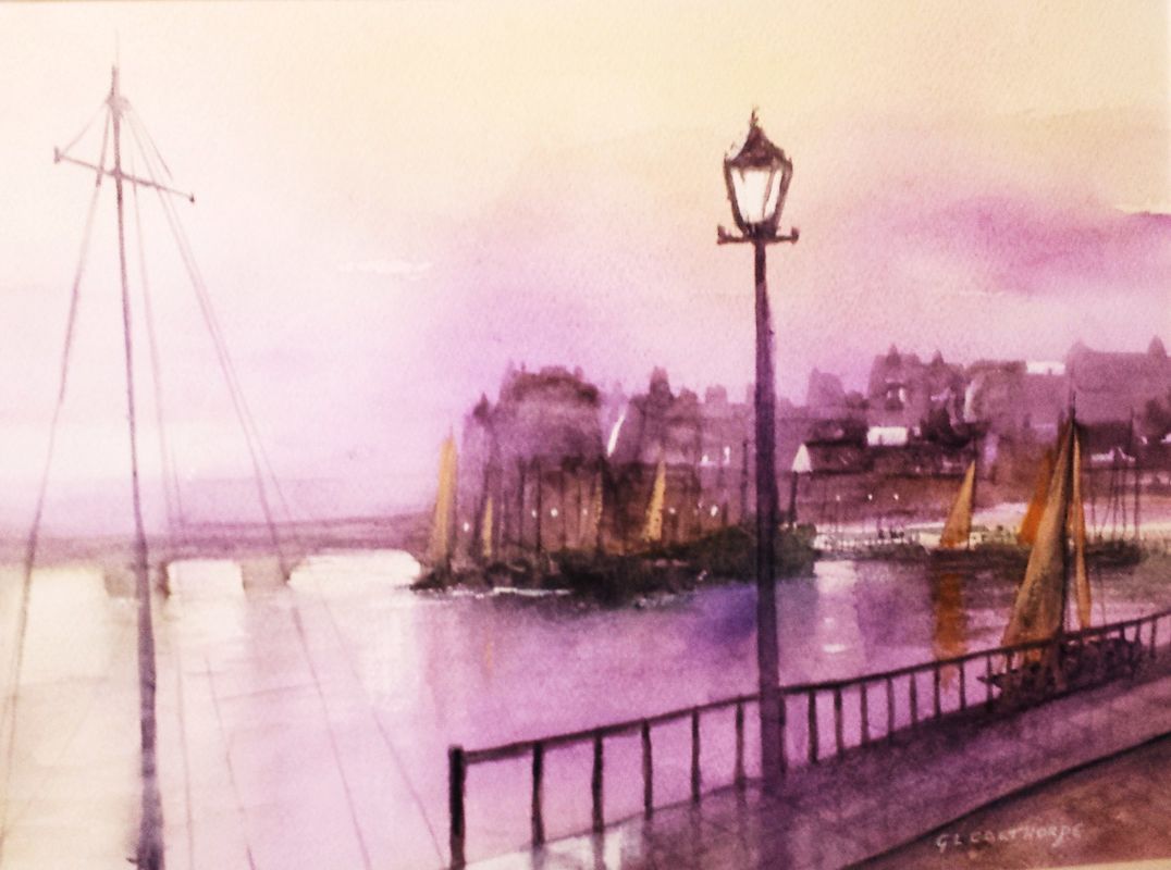 Whitby Harbor Sunrise 