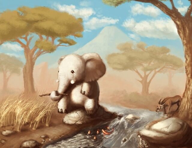 THE ELEPHANT WHO LOST HER TRUMPET!