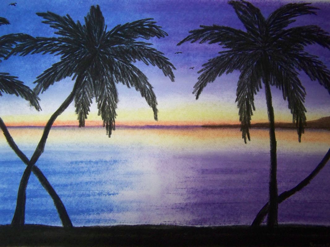tropical sunset