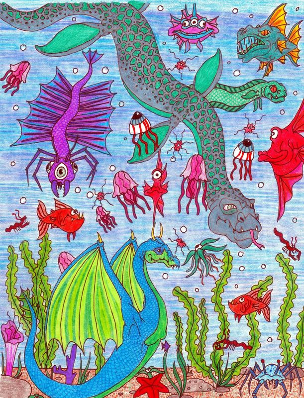  Prehistoric planet Coloured