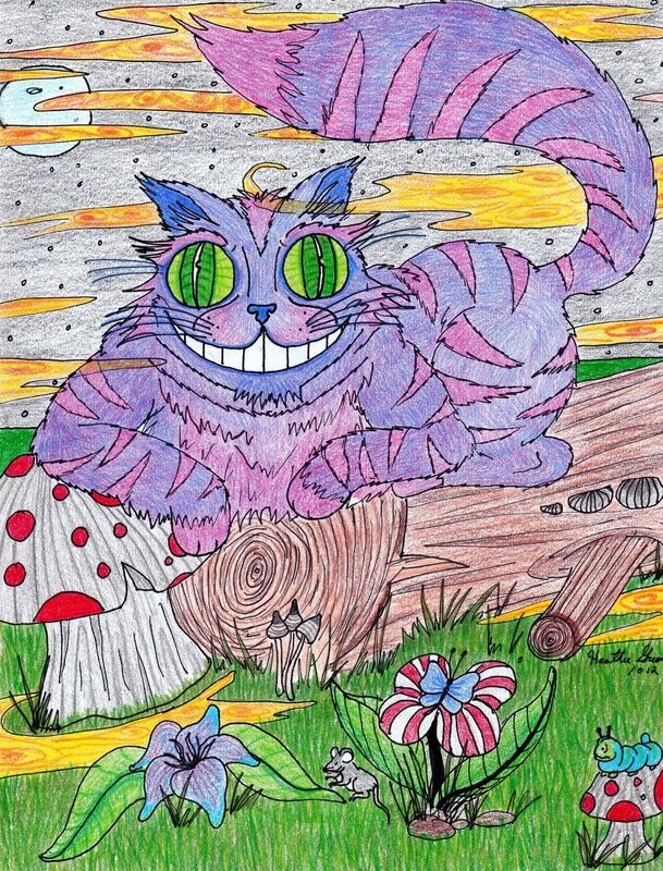 Cheshire Cat Coloured