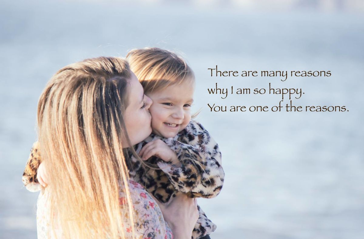 One of the reasons to be happy One of the reasons to be happy