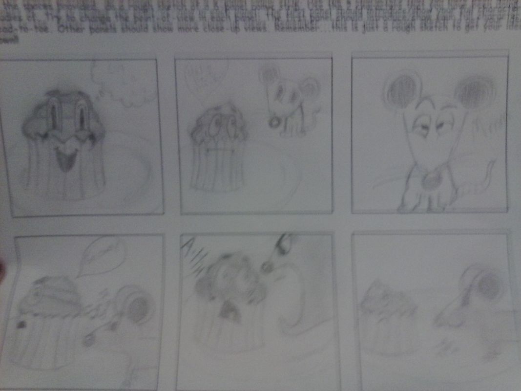cupcake v.s. mouse