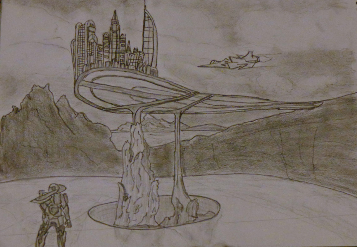 Sci fi Landscape