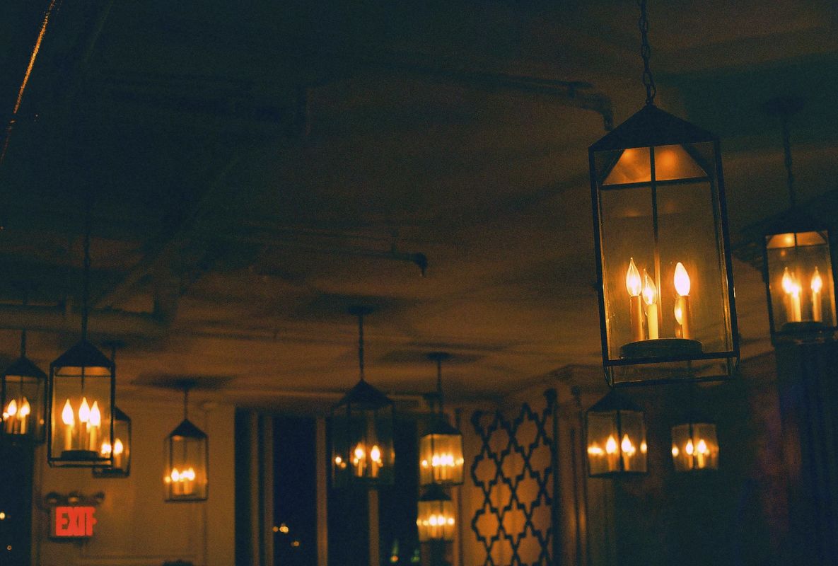 Lanterns Swinging