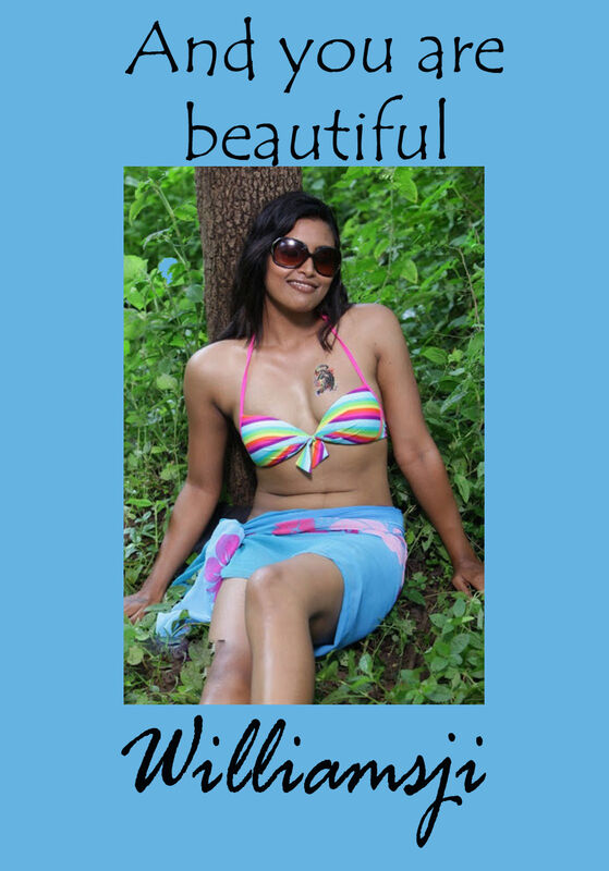 And you are beautiful... And you are beautiful...