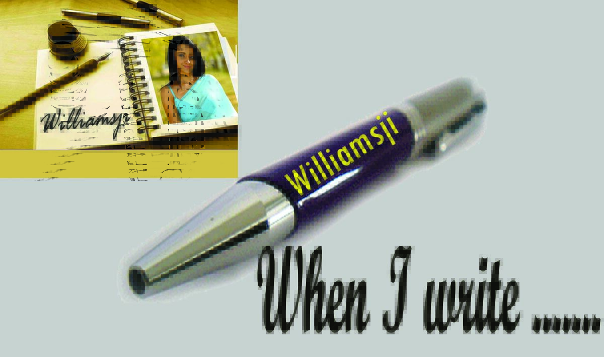 When I write When I write
