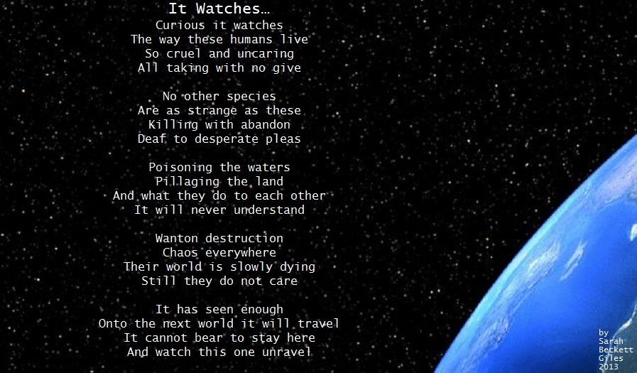 It watches.... It watches....