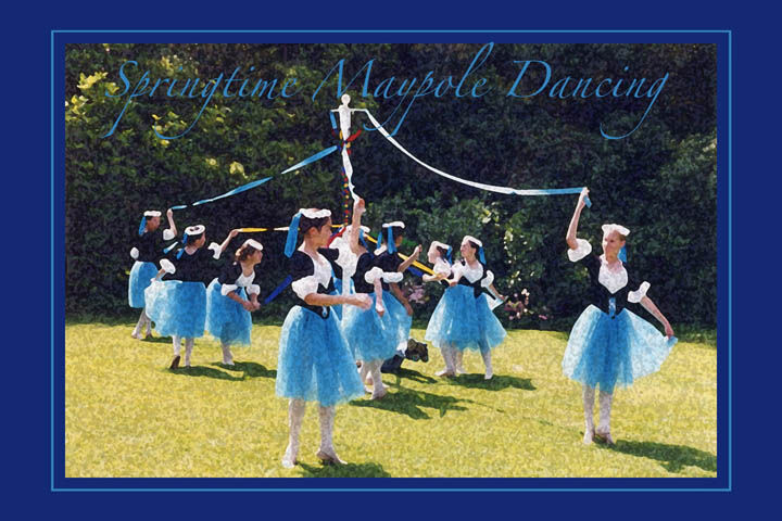 Springtime Maypole Dancing