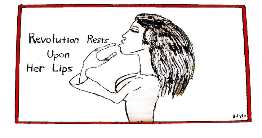 &quot;on her lips&quot;