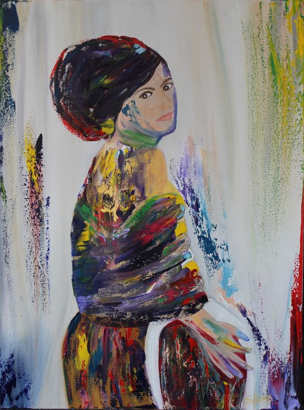 Woman Of Many Colors Woman Of Many Colors