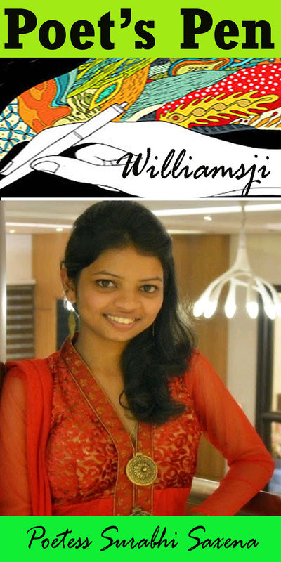 POET'S PEN: WILLIAMSJI MAVELI writes on Surabhi Saxena's " Life ..so strange it is…" POET'S PEN: WILLIAMSJI MAVELI writes on Surabhi Saxena's " Life ..so strange it is…"