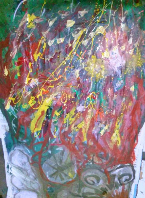 still life -wild flowers