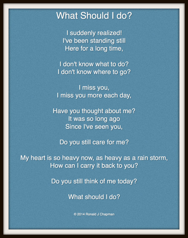 What Should I do? What Should I do?