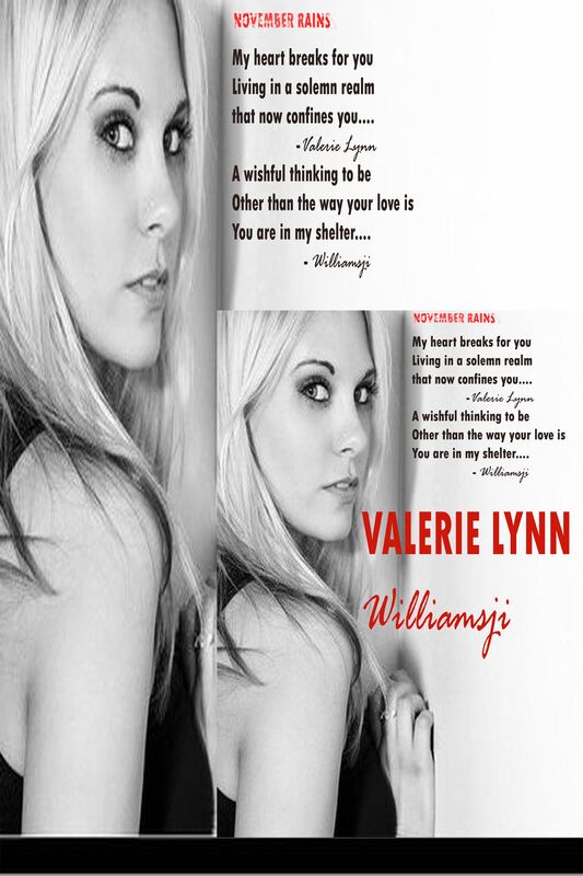 NOVEMBER RAINS: DAY 15, VALERIE LYNN CO-WRITES WITH WILLIAMSJI MAVELI, &quot; SHELTER...&quot;