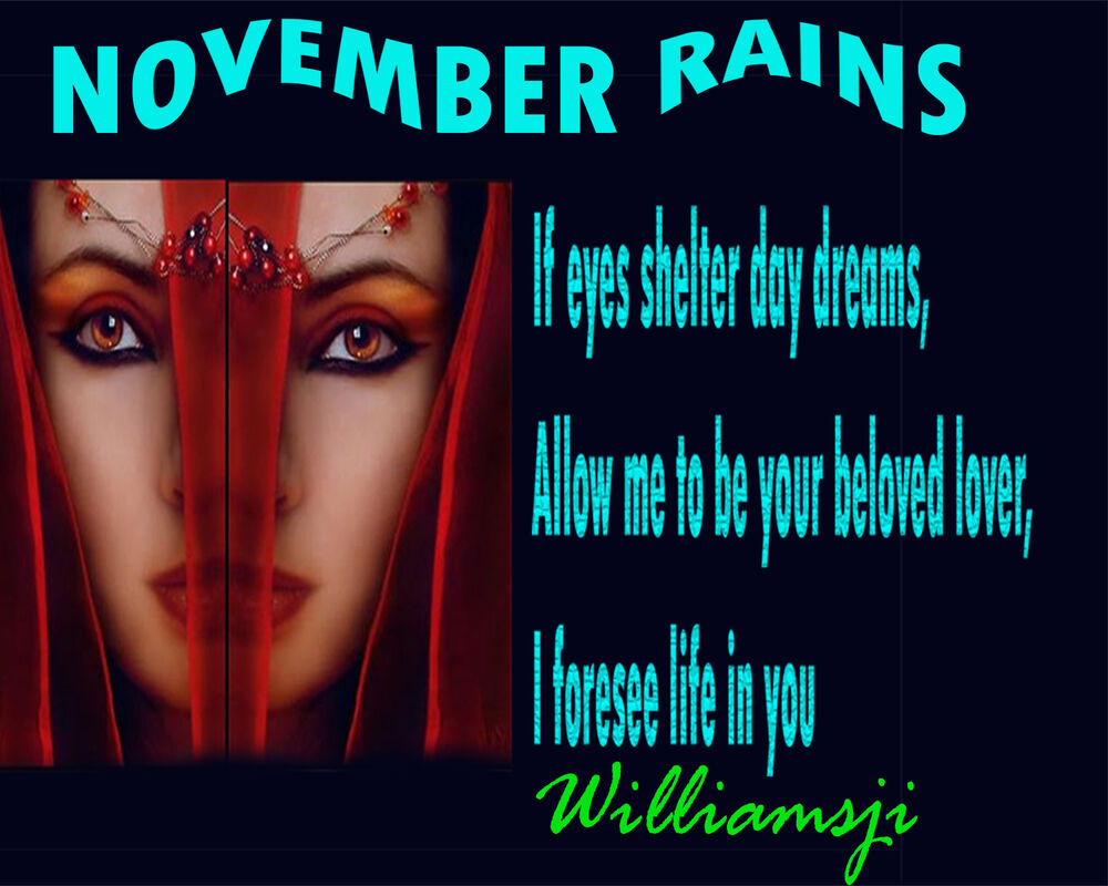 NOVEMBER RAINS: DAY 16, WILLIAMSJI MAVELI WRITES A HAIKU, LIFE