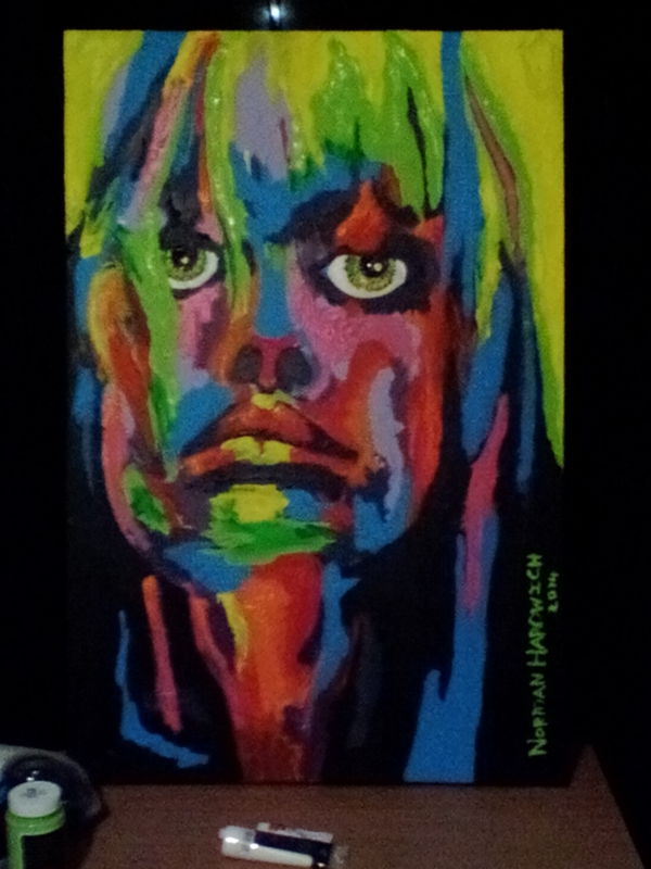 neon lady :-) 