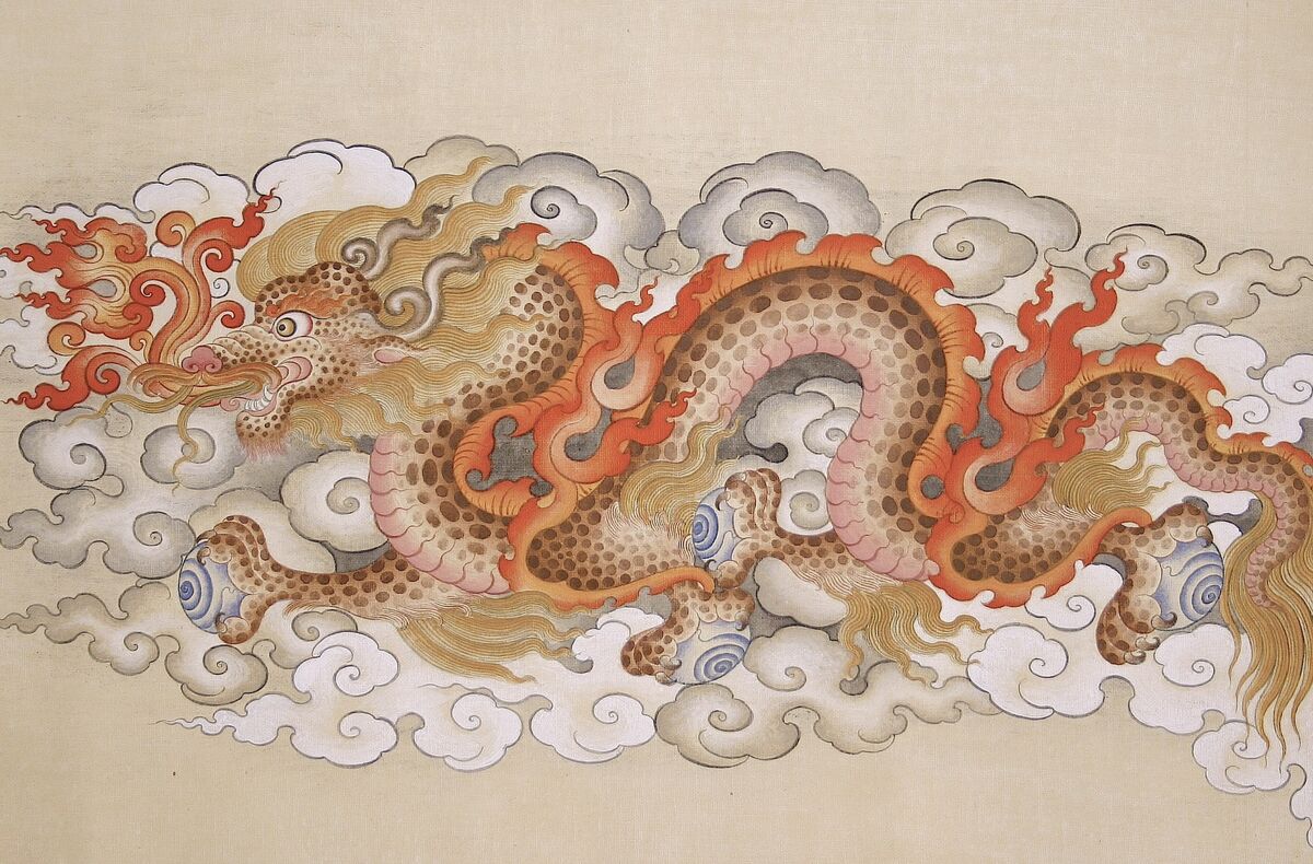 Tibetan style dragon Tibetan style dragon