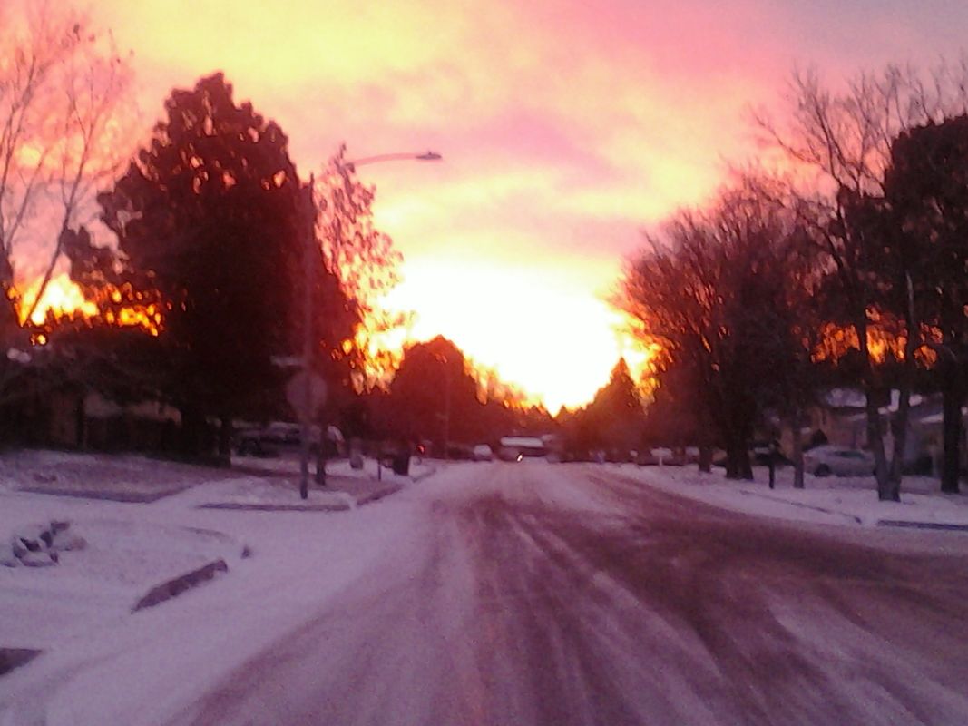 spring&#039;s sunrise