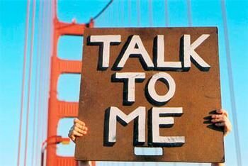 Talk to me once Talk to me once