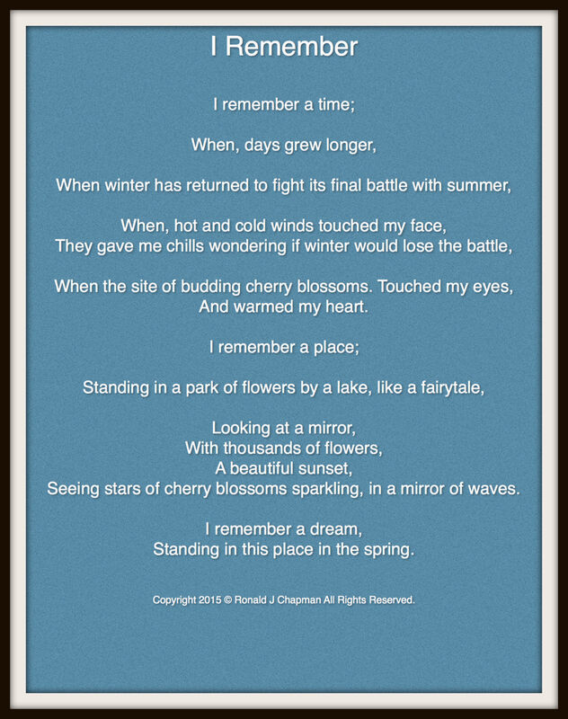 I Remember I Remember