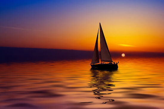 SAILBOAT ON THE SEA SAILBOAT ON THE SEA
