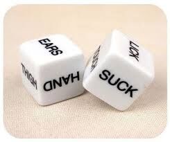 "THE NAUGHTY BUT NICE-DICE !?X" "THE NAUGHTY BUT NICE-DICE !?X"
