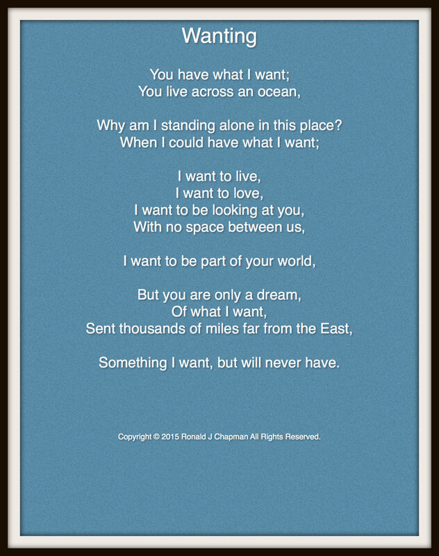 Wanting Wanting