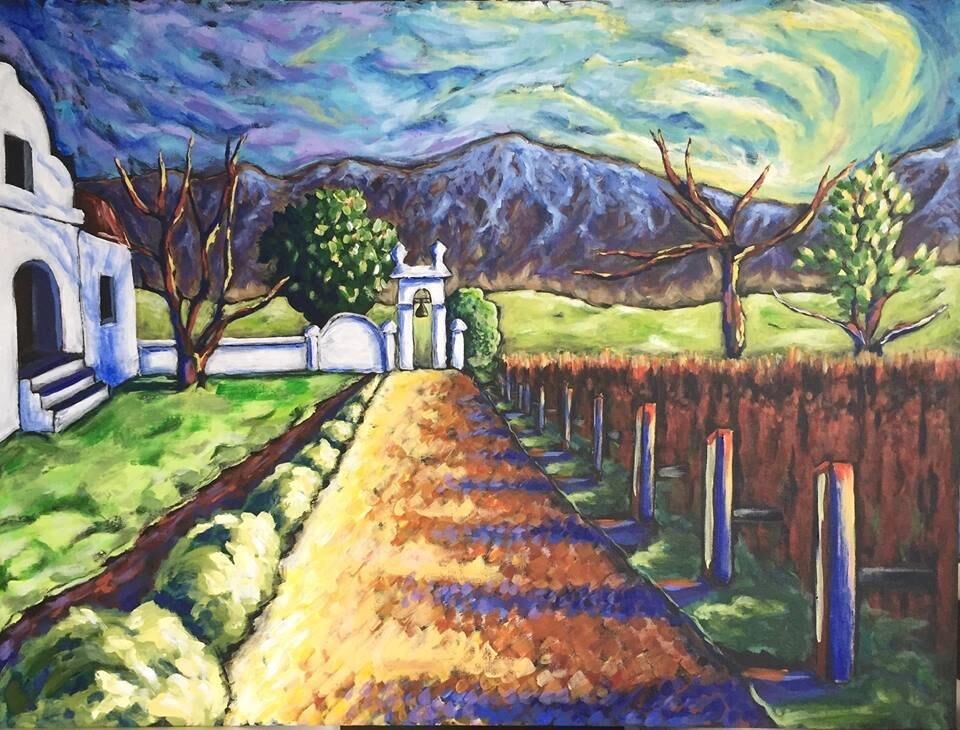 Late afternoon in Stellenbosch, Cape Town