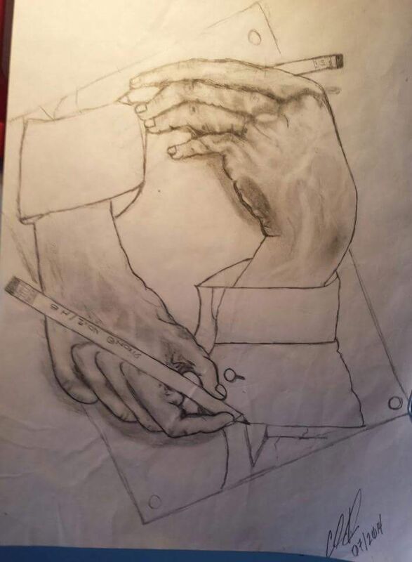 The hands that invented himself