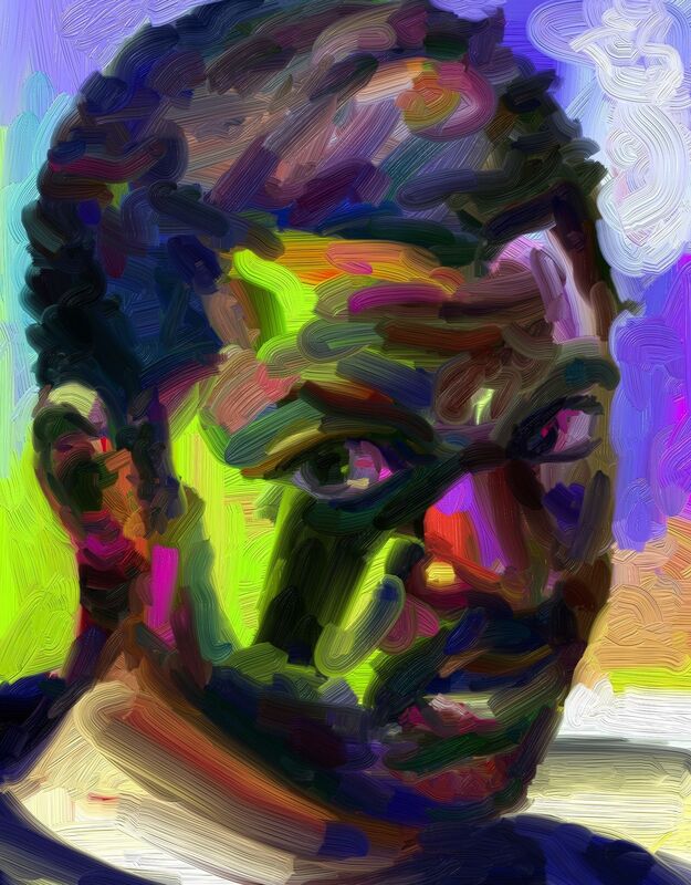 Self portrait with a third eye