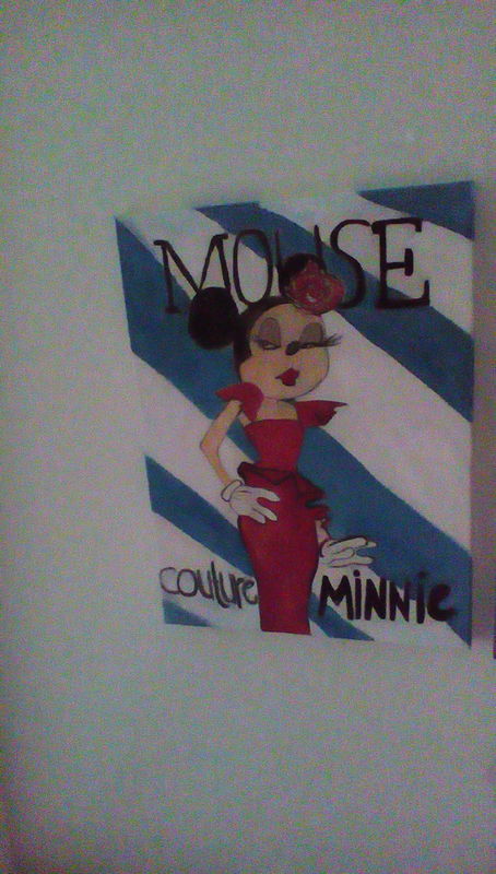 minnie mouse goes glam