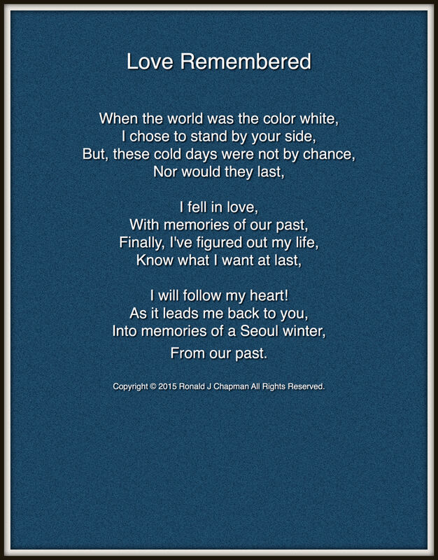 Love Remembered Love Remembered