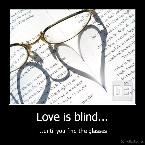 " LOVE IS BLIND "!?X " LOVE IS BLIND "!?X