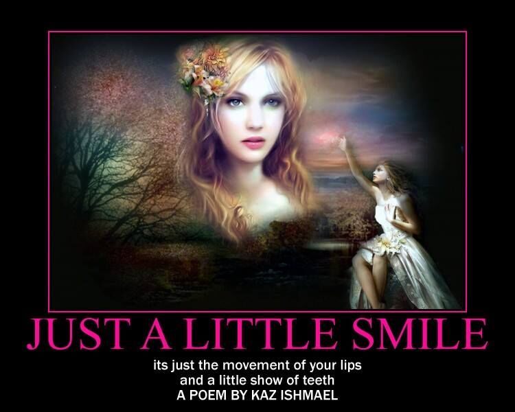 just a little smile just a little smile