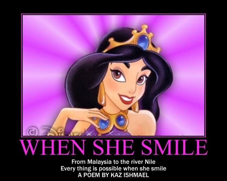 ​When she Smile