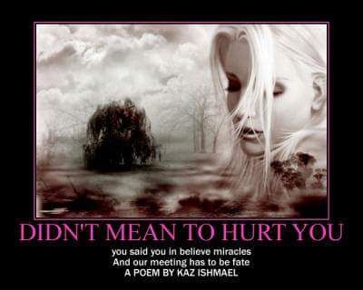 Didn't mean to hurt you Didn't mean to hurt you