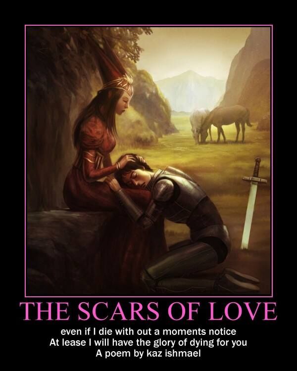 The scars for love