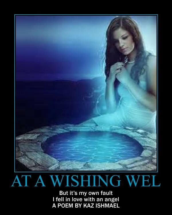 At a wishing well At a wishing well