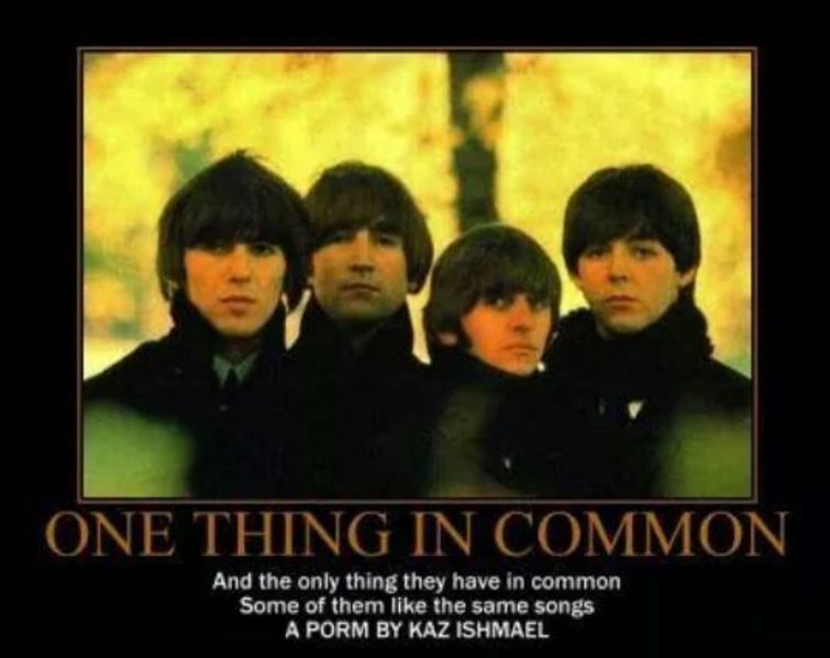 One thing in common One thing in common