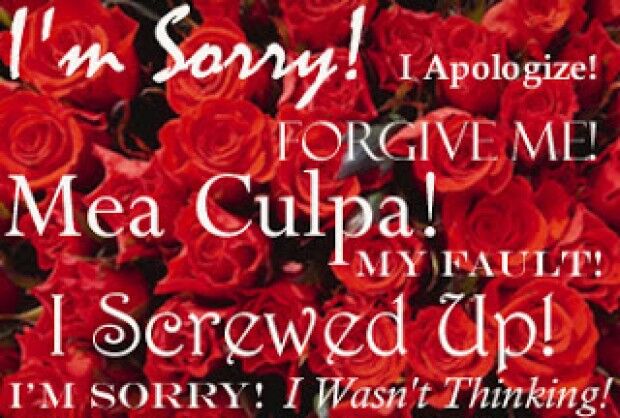 " JUST APOLOGIZE !?"X " JUST APOLOGIZE !?"X